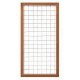 Gaas met bangkirai kader 180x90 cm 103388